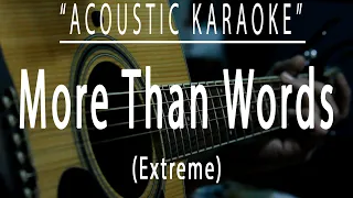 More than words - Extreme (Acoustic karaoke)