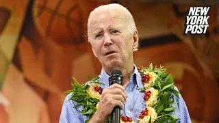 Biden recalls his own small kitchen fire in failed attempt to console Maui wildfire survivors