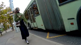 Минск.Поездка на троллейбусе №33 ДС Одоевского - ДС Дражня