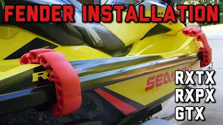 SeaDoo Fender Installation RXTX, RXPX, GTX, GTR, GTI