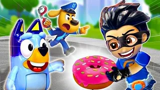 Bluey is not allowed to follow strangers | Bluey Funny Animation | Pretend Play with Bluey Toys