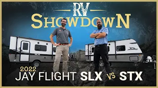 RV Showdown | STX vs SLX Jayco Jay Flight with the 2022 195RB Travel Trailer Camper at Southern RV