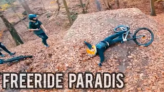 Freeride Paradise😍 | Backflip Crash | Huge Jump Trails | Edit | 4K | Trail Büffel