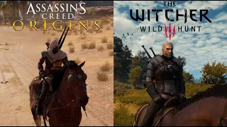 Assassin's Creed Origins VS Witcher 3 Wild Hunt