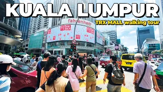 Latest Mall in Kuala Lumpur Walking Tour TRX Mall Malaysia