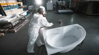Производство акриловых ванн VIANT