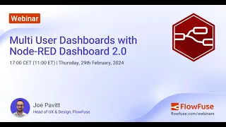 Multi User Dashboards with Node-RED Dashboard 2.0