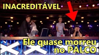 CHOCANTE! Ele Quase MORREU no Palco do Got Talent - GOT TALENT Legendado