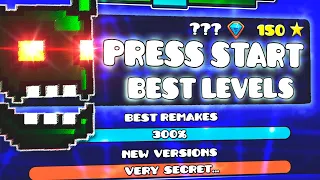 "THE BEST LEVELS OF PRESS START 2" !!! - GEOMETRY DASH [2.2] !!