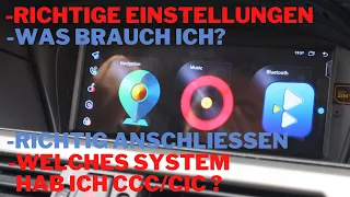 BMW E60 Xtrons Android Radio Tutorial I 2004er VFL CCC I