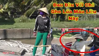 Ghe Lúa Sà Lan va Chạm Liên Hoàn Khi Qua Cống.và  Những Chếc Ghe Lúa Liều. Chạy Bất Chấp