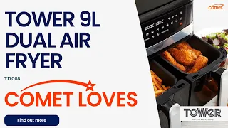 Tower T17088 9L Dual Basket Vortx Air Fryer