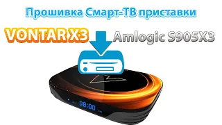 Прошивка Смарт-ТВ приставки VONTAR X3 Amlogic S905X3 Android Tv