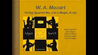 Mozart, String Quartet 3, K.156 - Video Score - Hagen Quartett