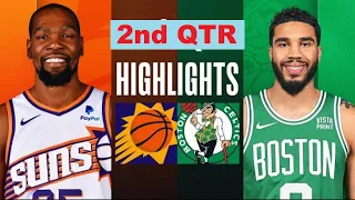 Phoenix Suns vs Boston Celtics HIGHLIGHTS 2nd-QTR HD | 2024 NBA season | 2024 NBA Regular Season