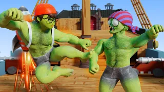 Scary Teacher TV - NickHulk and Tani Troll Miss T Rescue Tani vs  ZombieHulk | NickHulk  love Tani