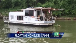 Homeless Population Looks To Floating Camps On Sacramento River