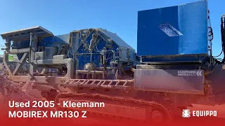 Used 2005 - Kleemann MOBIREX MR130 Z | Used Impact Crusher | equippo.com | Used heavy equipment