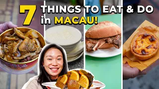 7 THINGS TO EAT & DO in MACAO | Hong Kong to Macau Day Trip Travel Vlog! 澳門一日遊