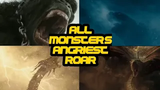 All monster's angry roar in monsterverse