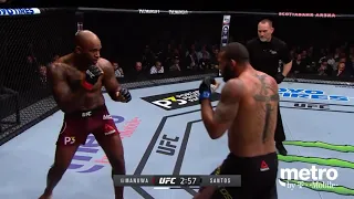 Thiago Santos vs Jimi Manuwa highlights