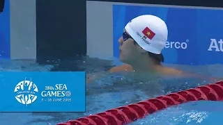 Swimming Men's 100m Freestyle Heat 1 (Day 2) | 28th SEA Games Singapore 2015