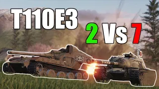 Wot Console - 2 Vs 7 - T110E3 - Hidden Village