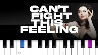 Junior Caldera ft Sophie Ellis Bextor - Cant fight this feeling  (piano tutorial)