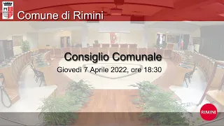 Consiglio Comunale n.07 di Giovedì 7 aprile 2022, ore 18:30