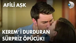 Kerem'i durduran sürpriz öpücük! - Afili Aşk 18. Bölüm