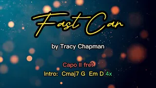 Fast Car (by Tracy Chapman) lyrics & chords