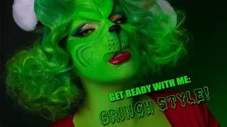 GRWM | GRINCH MAKEUP SPFX TUTORIAL