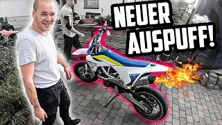 NEUER AUSPUFF FÜR DIE 701er!