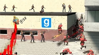 Extreme TF2 Battles in Garry's Mod