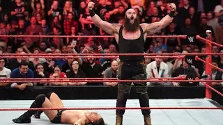 Braun Strowman Vs The Miz Full Match HD : WWE RAW 6 November 2017