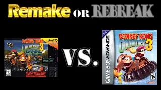 ROR: Donkey Kong Country 3 Dixie Kong's Double Trouble (SNES Vs. GBA)