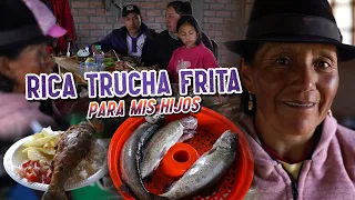 PREPARÉ UNA RICA TRUCHA FRITA PARA MIS HIJOS | Doña Empera