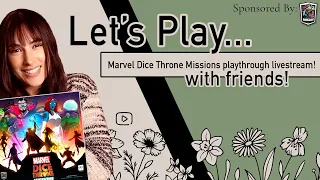 Let's Play... Marvel Dice Throne Missions! | Co-op playthrough with friends!