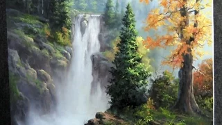 Paint with Kevin Hill - Rushing Waterfall