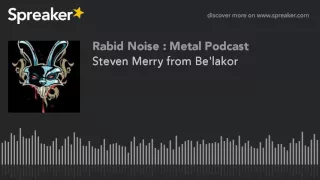 Steven Merry from Be'lakor