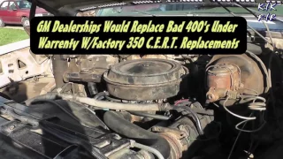 What Spun Rod Bearings Sound Like In A Chevy 5.7L 350/400 V8 1976 GMC 3/4 ton 4X4