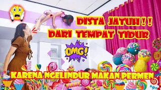 GAWAT!! DISTA JATUH DARI TEMPAT TIDUR BERTINGKAT😱!! MAMI HISTERIS