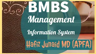 BMBS |Management Information System| Lecture 18 | August 27 2019 | CA ND