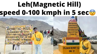 magnetic hill jaate hui landsilde changla paass 17688 ft pe 😰|| delhi to ladakh ep14