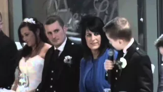 Macs (11 yr old) Best Man Speech