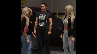 Alexa Bliss, Rhea Ripley and Liv Morgan arrive on RAW | Valkyrie Stories 97 #shorts #wwe2k23 #wwenxt