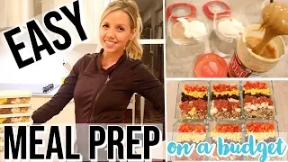 EASY MEAL PREP ON A BUDGET // COOK WITH ME 2019 // CHEAP MEAL PREP + GROCERY HAUL