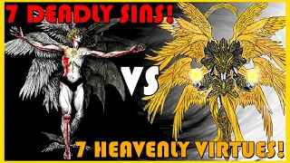 Explaining Digimon: 7 DEADLY SINS TEAM VS 7 HEAVENLY VIRTUES TEAM [Digi Questions #13]