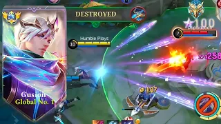 WHY YOU SHOULD USE A PRACTICAL COMBO WITH GUSION IN RANK GAME💫 ~ MLBB GUSION