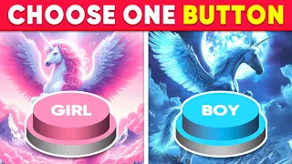 Choose One Button! GIRL or BOY Edition 💙❤️ Quiz Shiba